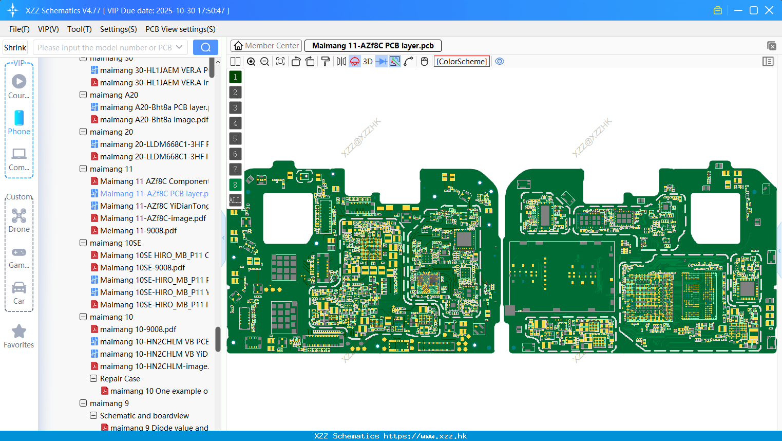 Huawei Maimang 11-AZf8C PCB Layer